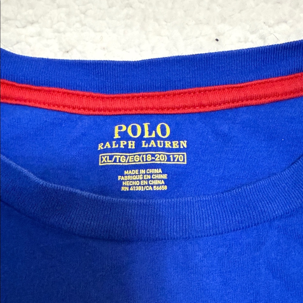 Polo by Ralph Lauren Kids Royal Blue Tee - Picture 3 of 4